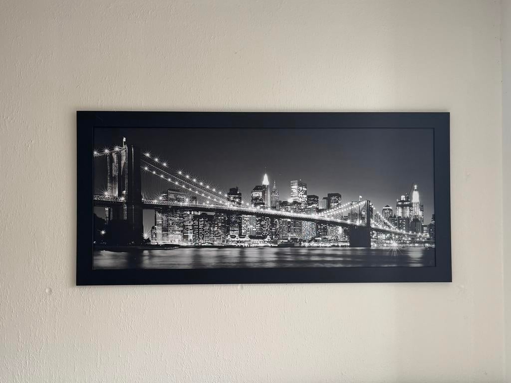 Poster van Brooklyn Bridge, Ophalen, 50 tot 75 cm, 125 cm of meer, Zo goed als nieuw