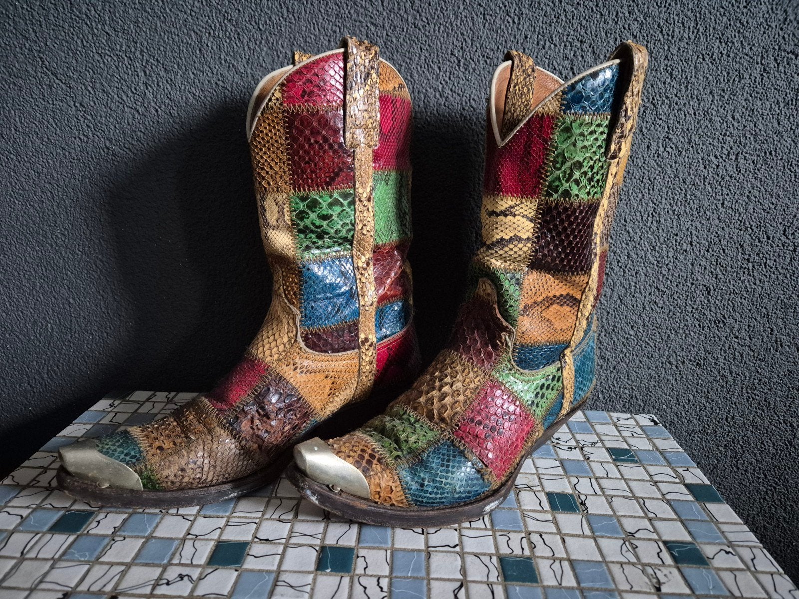 Sendra boots, python,  patchwork, Kleding | Dames, Schoenen, Ophalen, Sendra, Lage of Enkellaarzen, Gedragen