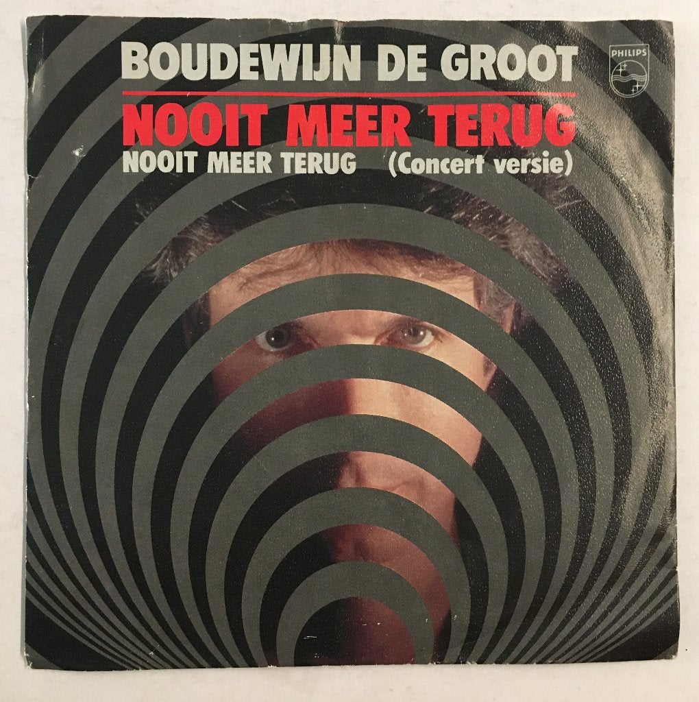 Boudewijn de Groot - Nooit Meer Terug (Concert versie), Fotohoes, 7 inch, Ophalen of Verzenden, Zo goed als nieuw