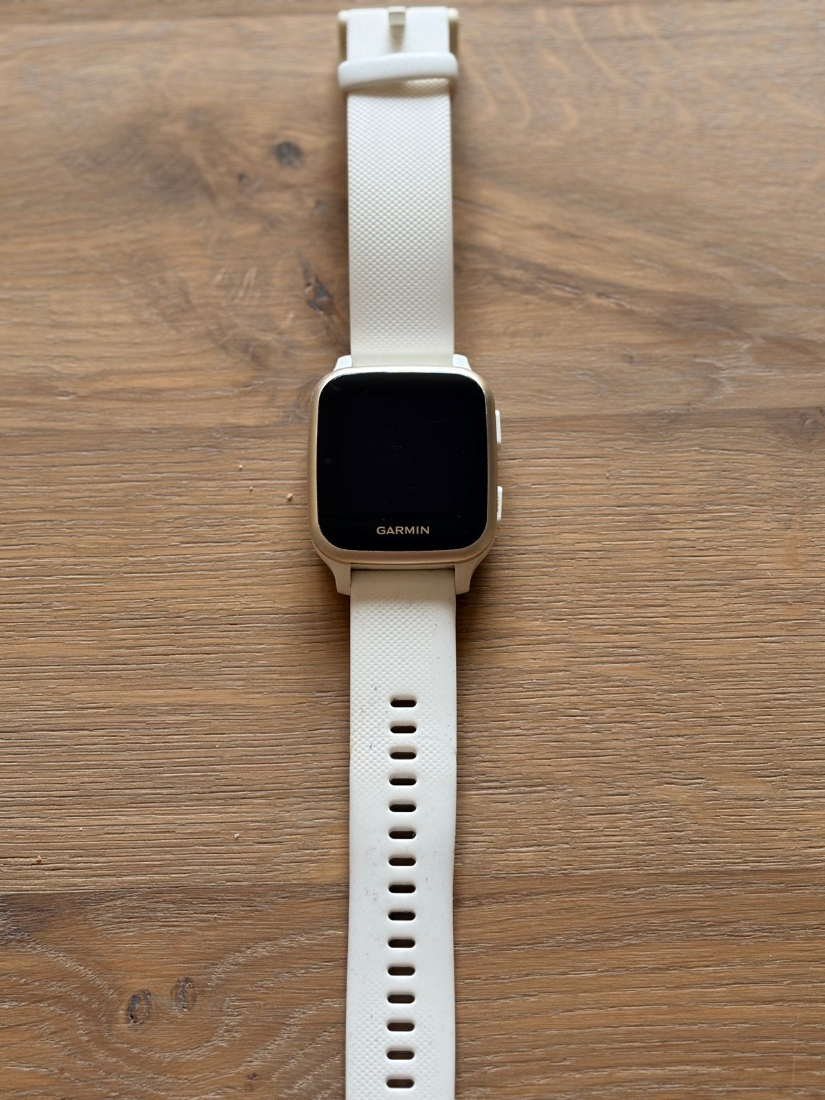 Garmin Venu Sq Smartwatch - Wit met Gouden Klokje, Verzenden, Gebruikt, Wit