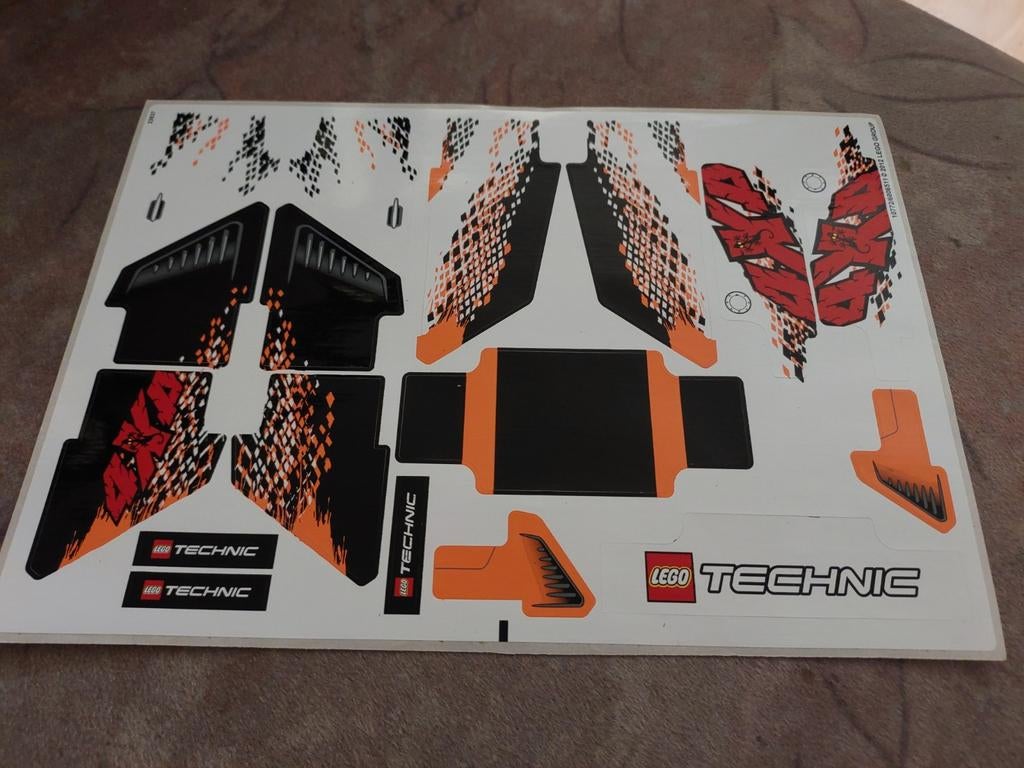 Lego 9398 Crawler alleen de sticker, Verzamelen, Stickers, Nieuw, Ophalen of Verzenden