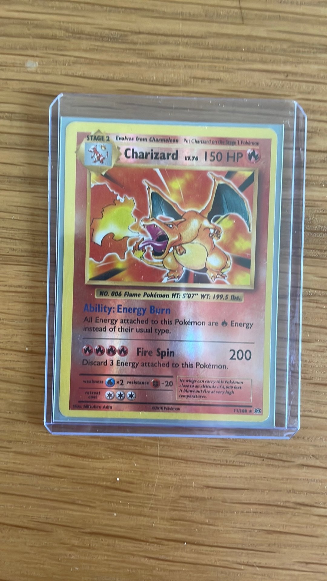 Charizard kaart, Ophalen, Zo goed als nieuw