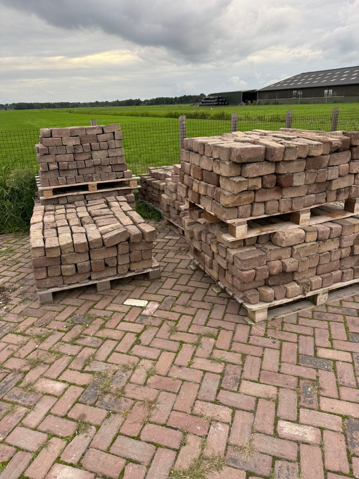 Gebakken 10 duimers 44m2, Ophalen of Verzenden, Zo goed als nieuw, Keramiek, Klinkers