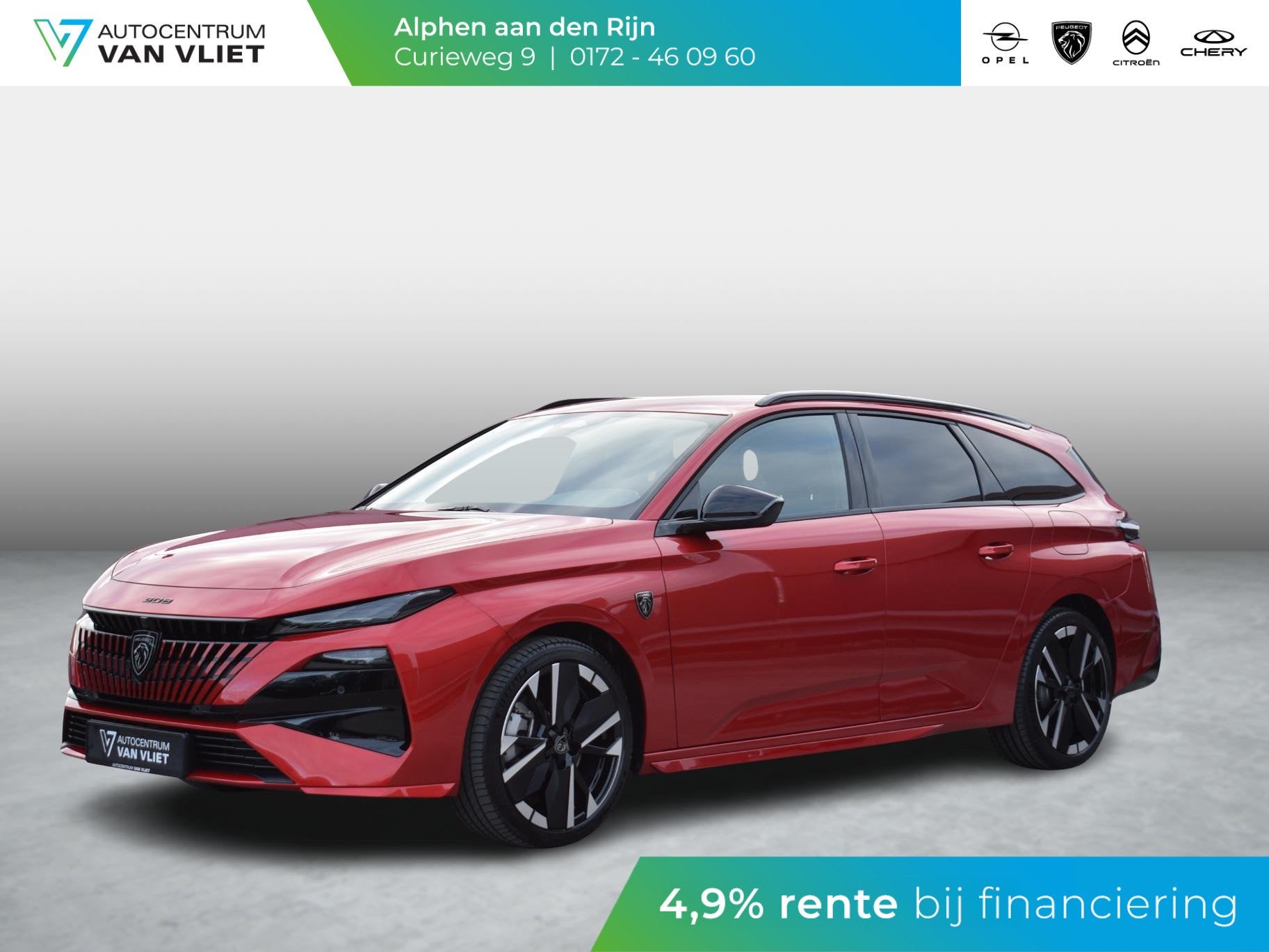 Peugeot 308 SW 1.6 Plug-in Hybrid 195 GT ALCANTARA EXECUTIVE, 260 min, 4 cilinders, 1650 kg, Plug-in hybride
