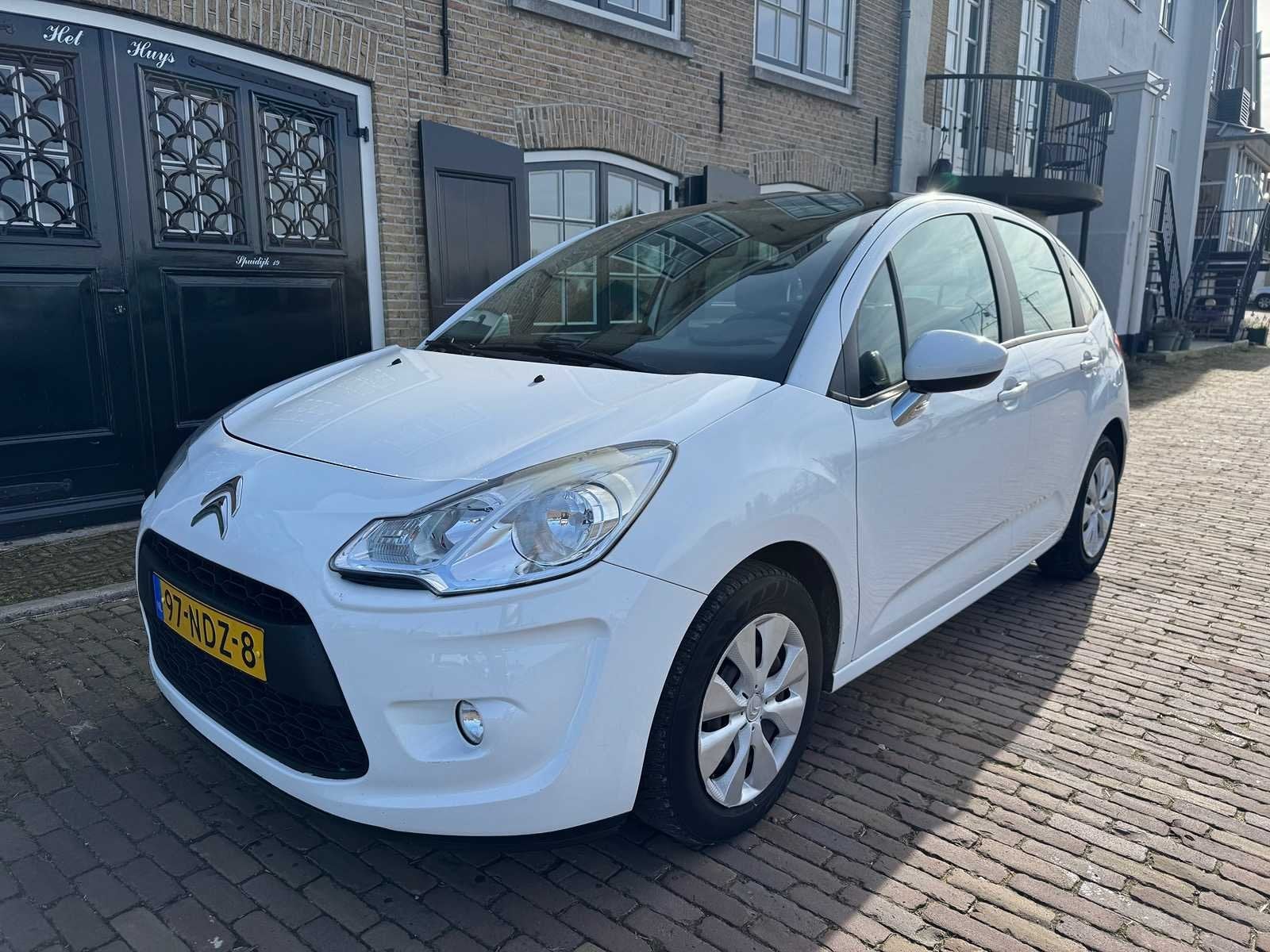 2010 Citroen C3 1.4 VTi Pano Dynamique 97-NDZ-8, Voorwielaandrijving, Euro 5, Wit, Origineel Nederlands