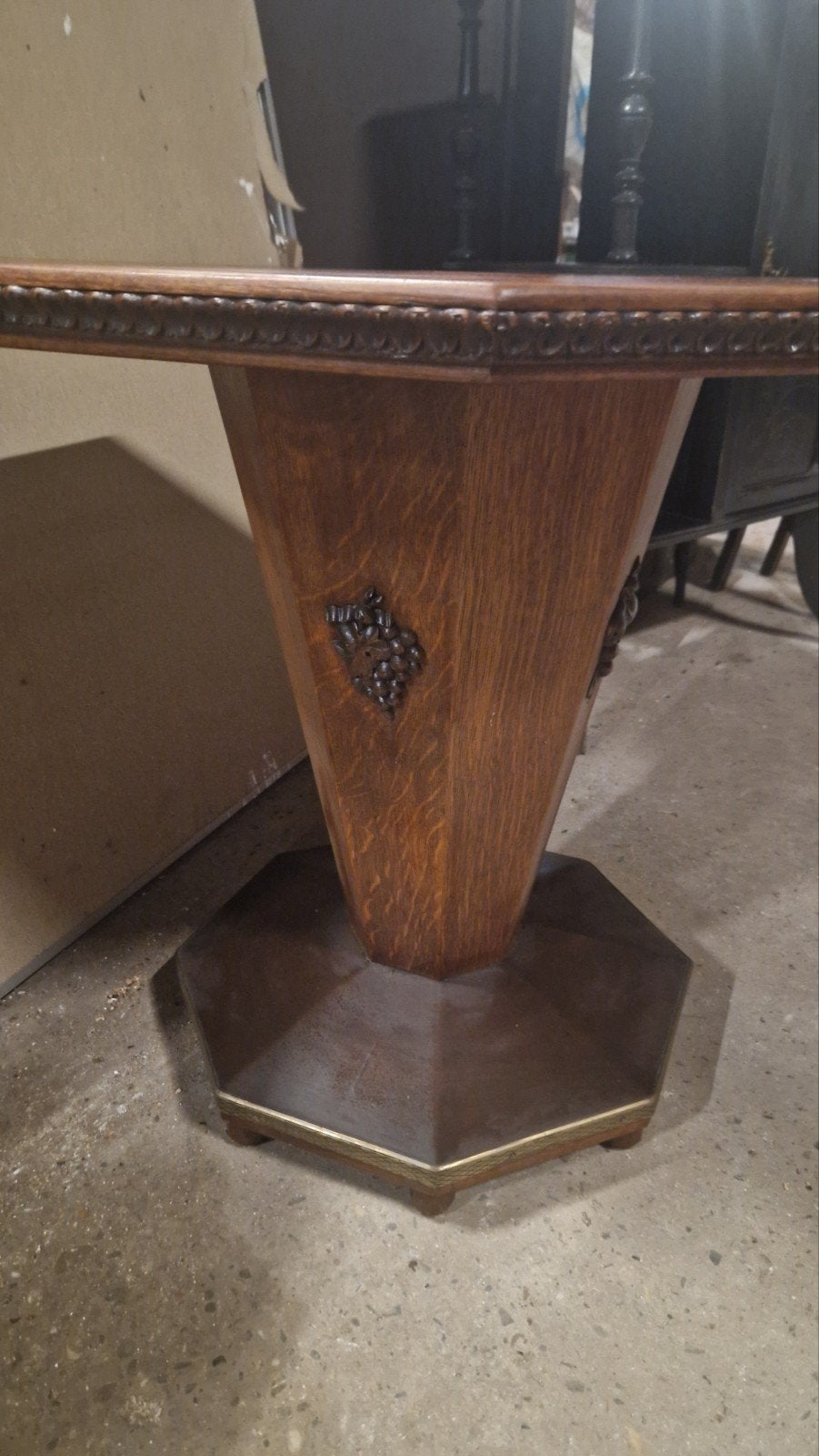 achthoekige bijzettafel, Antiek en Kunst, Ophalen of Verzenden