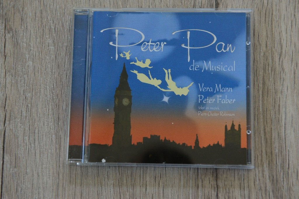 DE MUSICAL == Peter Pan oa met Vera Mann en Peter Faber, Cd's en Dvd's, Musical, Verzenden, Inclusief doosje, Zo goed als nieuw