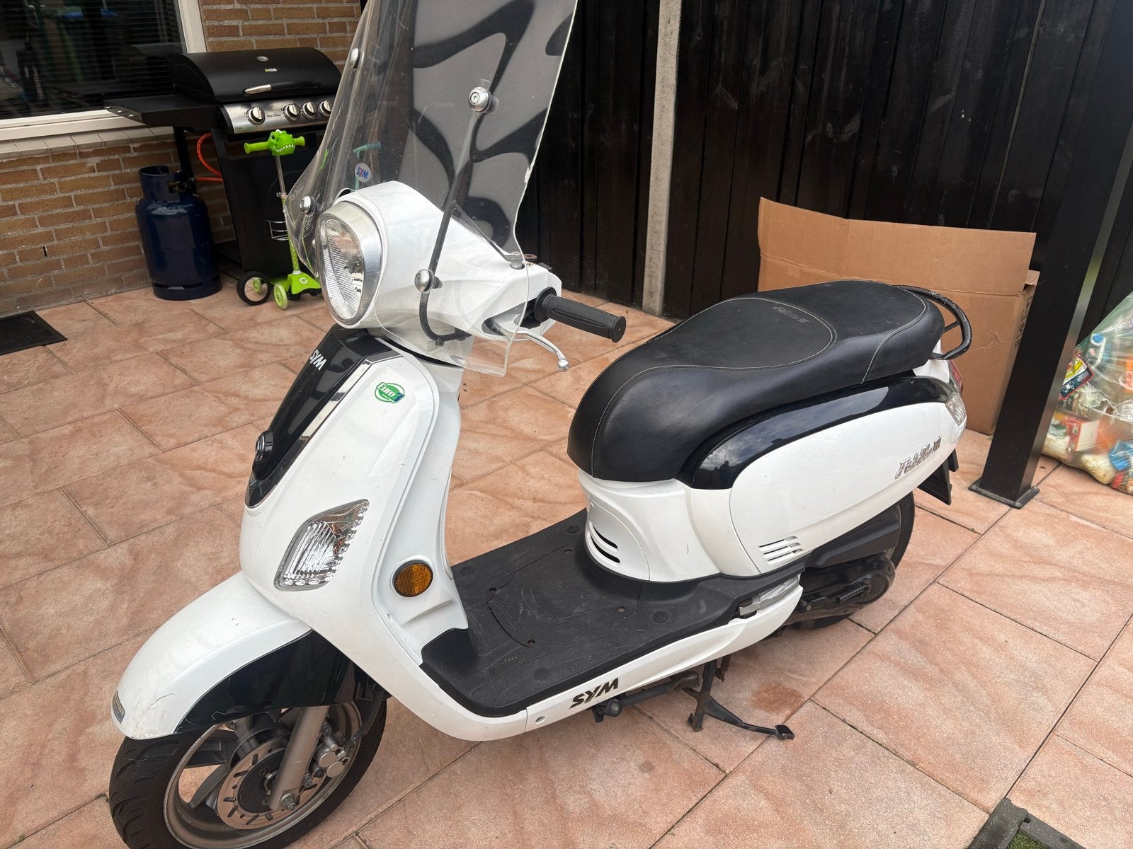 SYM Fiddle III- Start niet, 2 jaar stilgestaan, Fietsen en Brommers, Gebruikt, Maximaal 45 km/u, Ophalen of Verzenden, Benzine