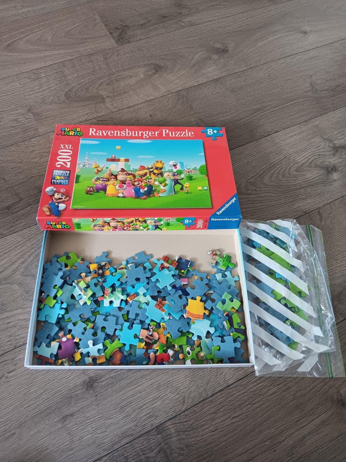 puzzel mario xxl 200 stukjes, Ophalen, Meer dan 50 stukjes, Zo goed als nieuw, 6 jaar of ouder