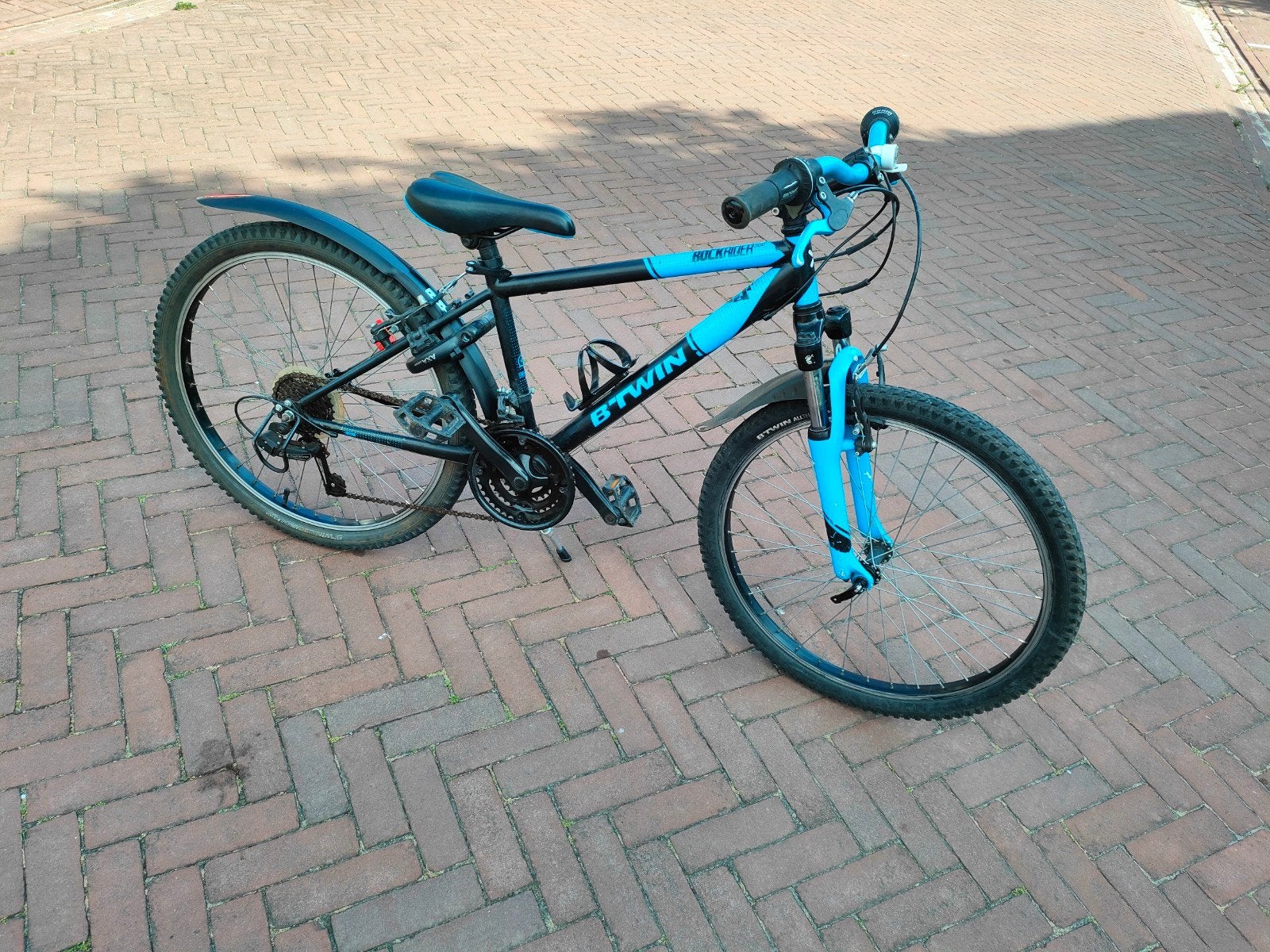 Rockridder ST500 mountainbike 24 inch met 18 speed en ATB, 24 inch, Versnellingen, Ophalen of Verzenden, Zo goed als nieuw