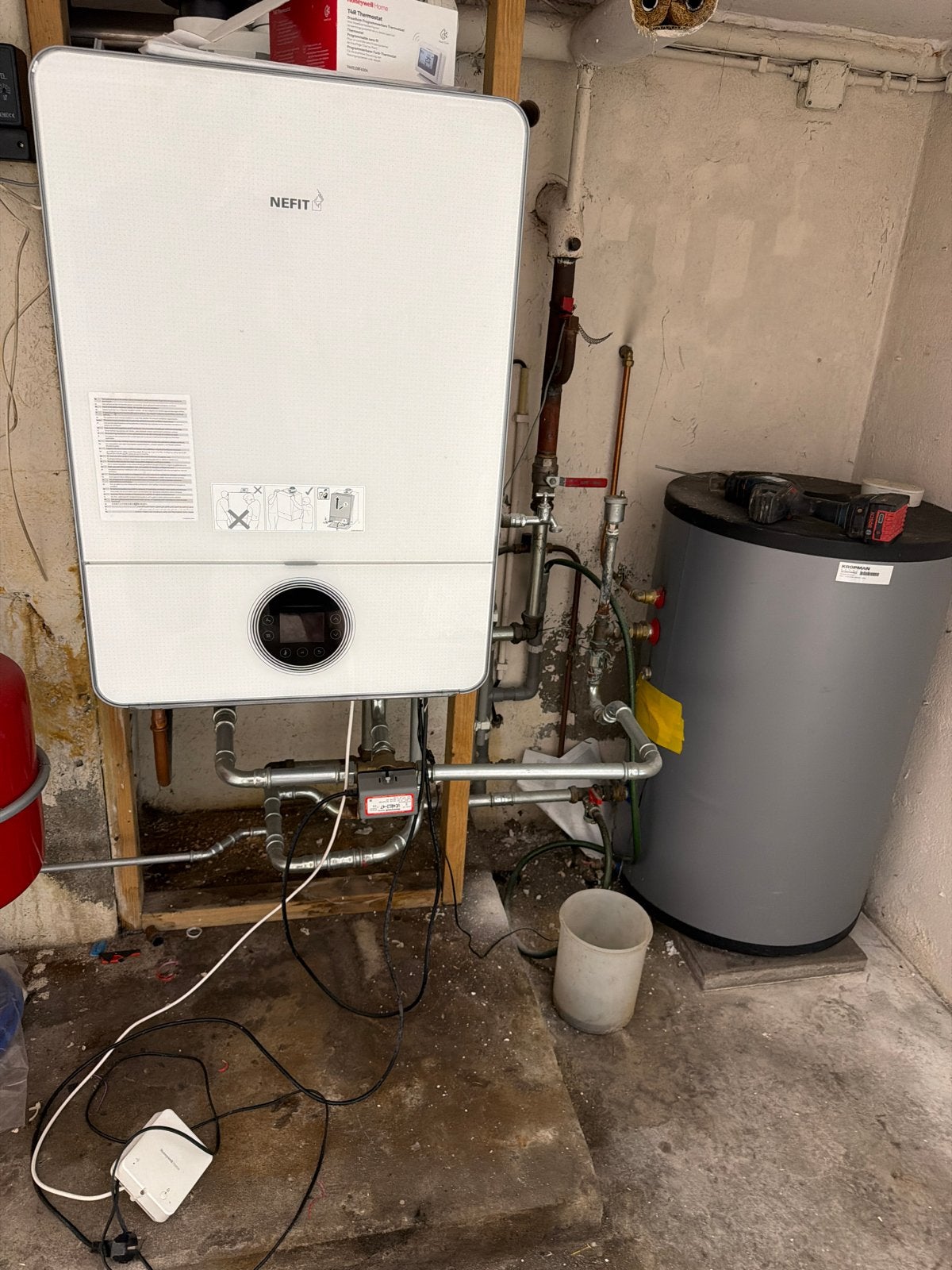 Nefit Condens 9000i W HR50 CV-ketel met boiler, Gebruikt, Hoog rendement (Hr), Cv-ketel of Combi-ketel, Ophalen of Verzenden