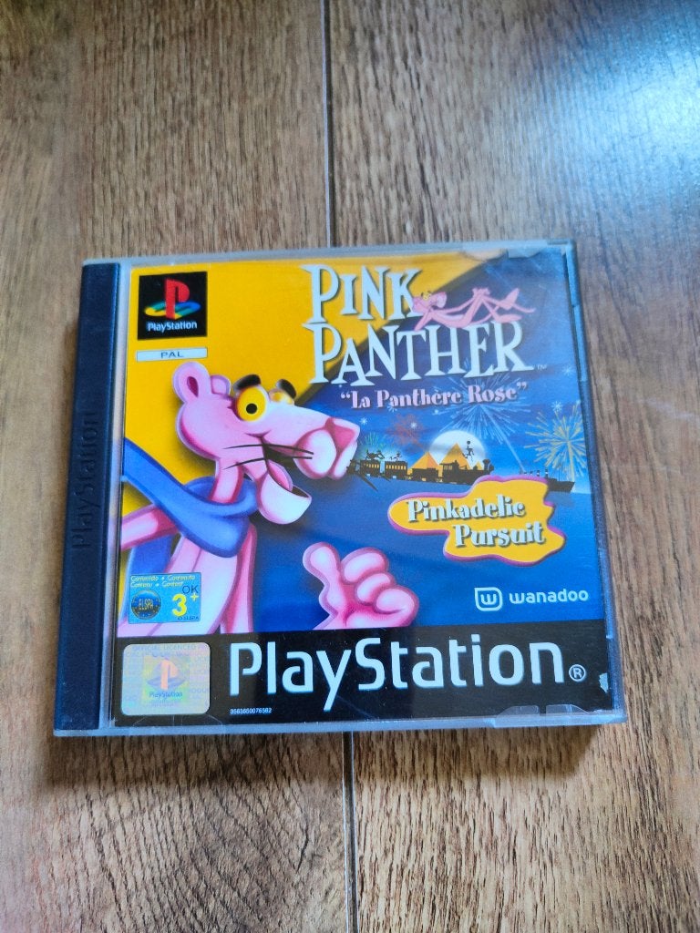 PS1 spel - Pink Panther Pinkadelie Pursuit, 1 speler, Racen en Vliegen, Ophalen of Verzenden, Zo goed als nieuw