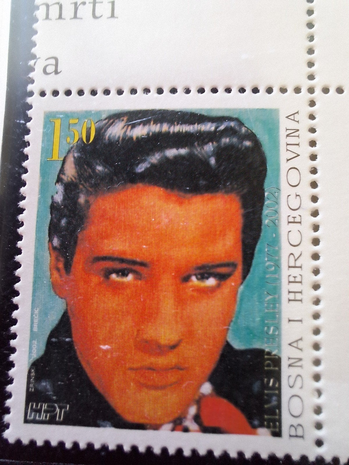 Bosnië en Herzegovina: Kroatische post: mi. 95. Elvis Presle, Verzenden, Overige landen, Postfris