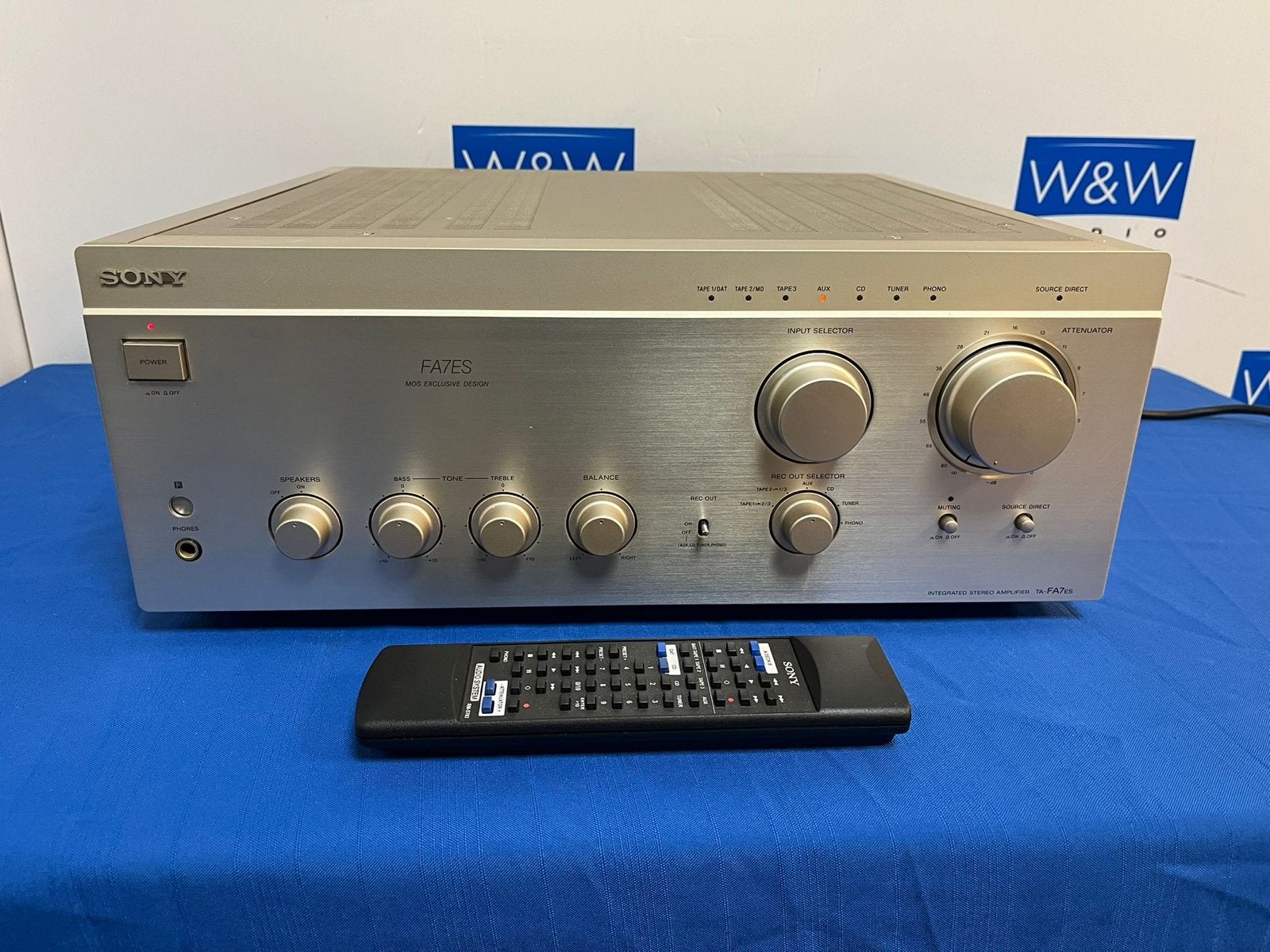 Sony TA-FA7ES ES-serie geïntegreerde versterker champagne, Gebruikt, ., Ophalen of Verzenden, .