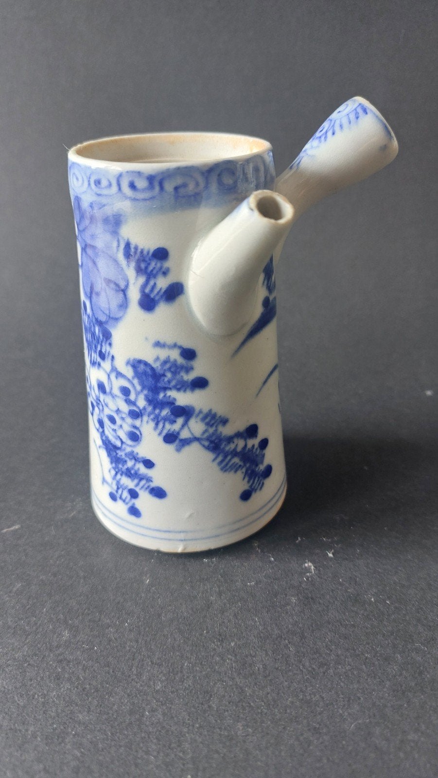Antiek Chinees Japans 19 eeuws chocoladepotje porselein, Ophalen of Verzenden