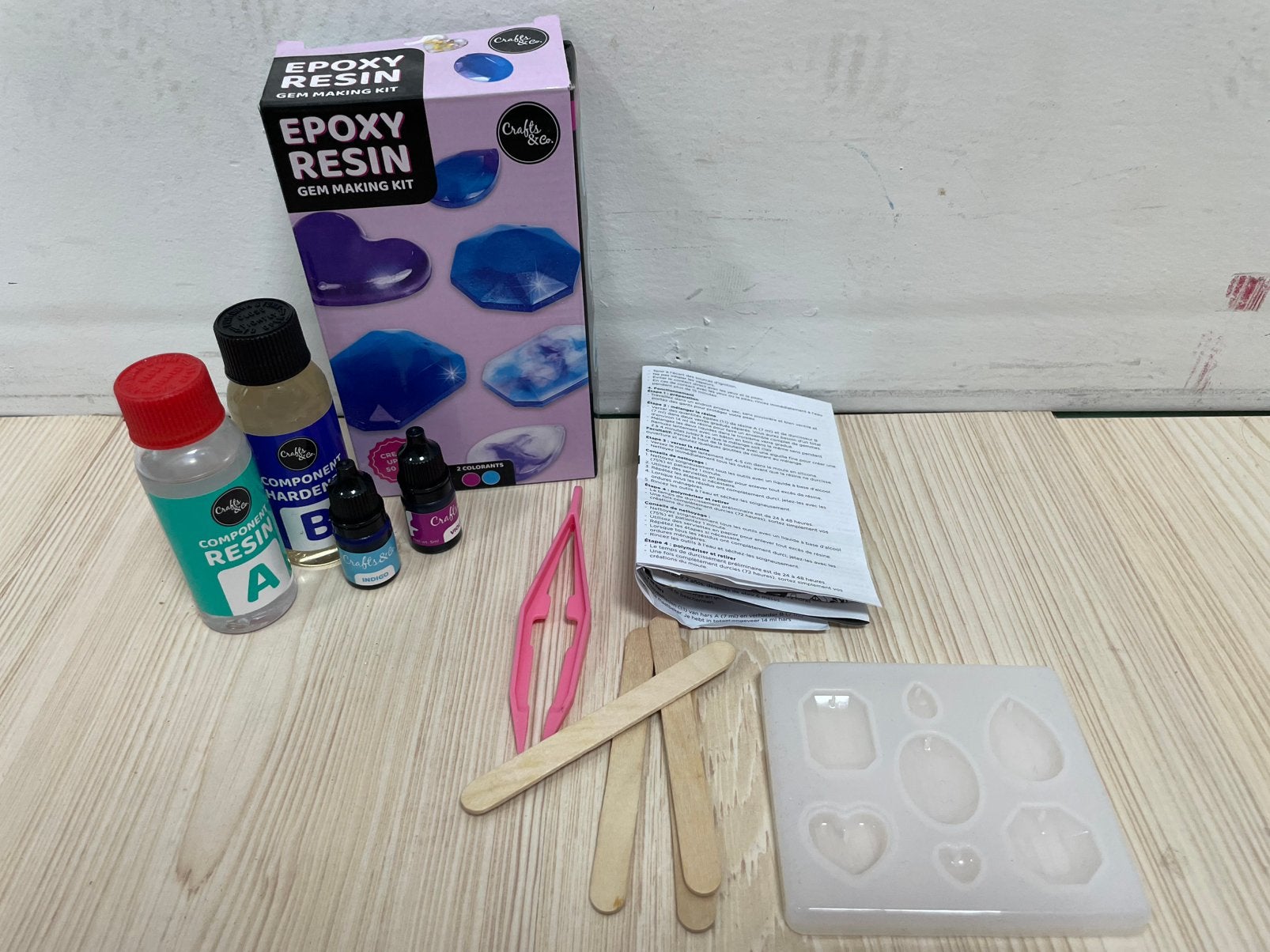 DIY - je eigen edelstenen set!, Meerkleurig, Ophalen of Verzenden, Zo goed als nieuw, Overige materialen