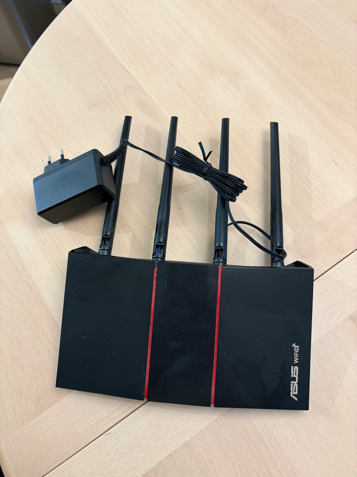 ASUS RT-AX55 AX1800 Dual Band WiFi 6 Router, Ophalen of Verzenden, Gebruikt, Router