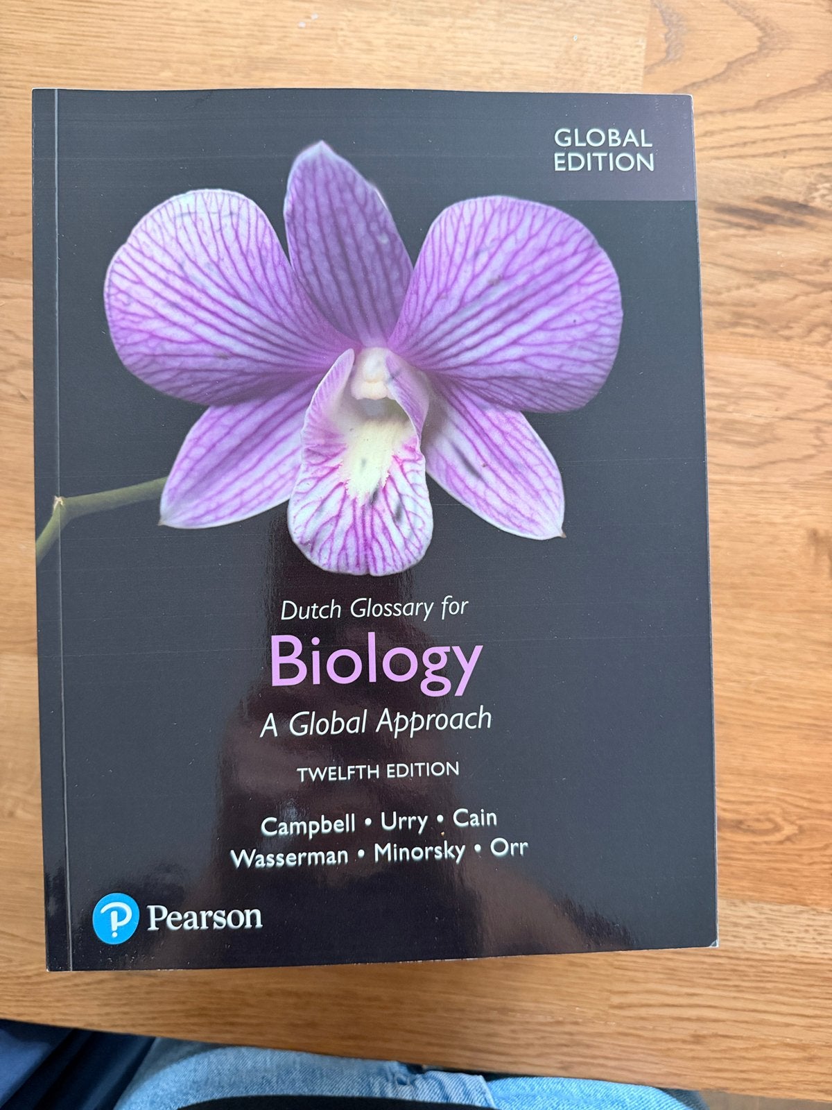 PEARSON Dutch Glossary for Biology 12ed, Ophalen of Verzenden, Zo goed als nieuw, Overige niveaus, Biologie