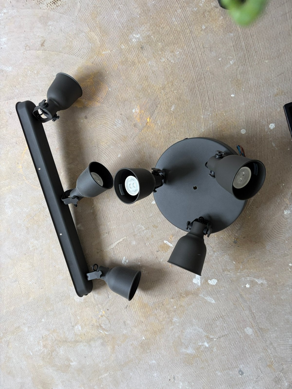 Ikea hektar lampen 2x, Ophalen of Verzenden, Gebruikt, Plafondspot of Wandspot