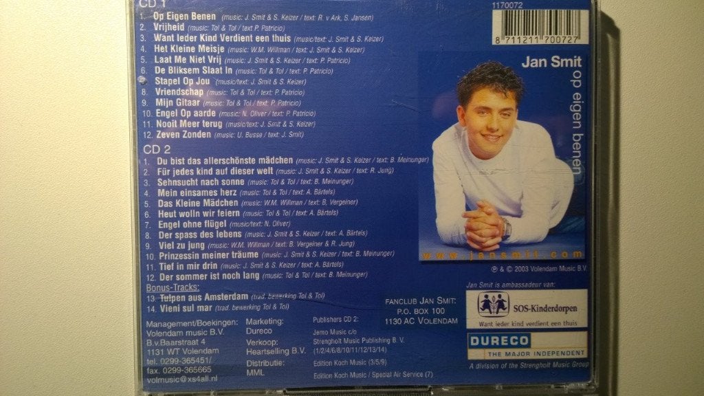 Jan Smit - Op Eigen Benen & Für Alle, Ophalen of Verzenden, Zo goed als nieuw, Pop