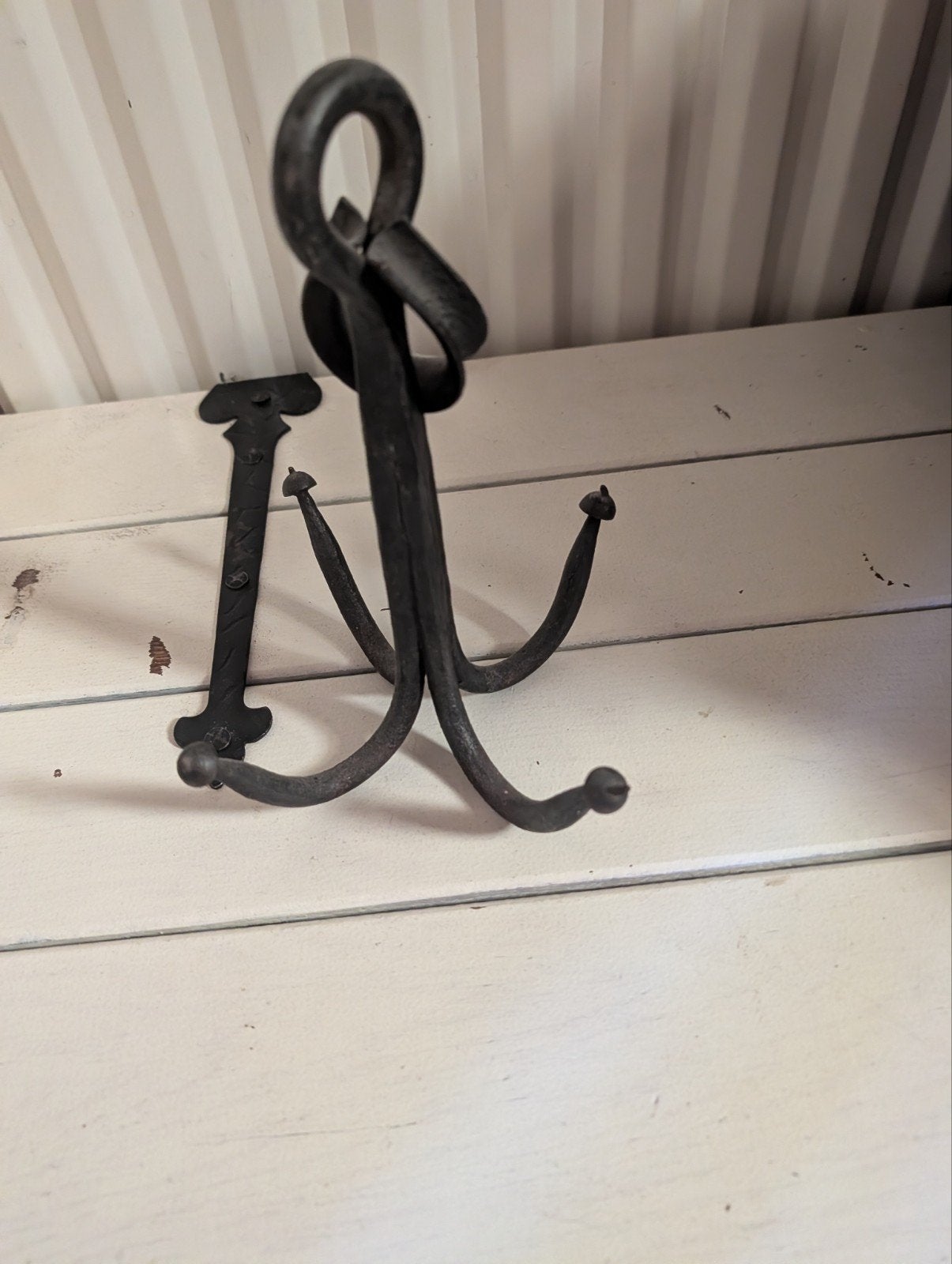 Zwart smeedijzeren anker decoratie, Ophalen