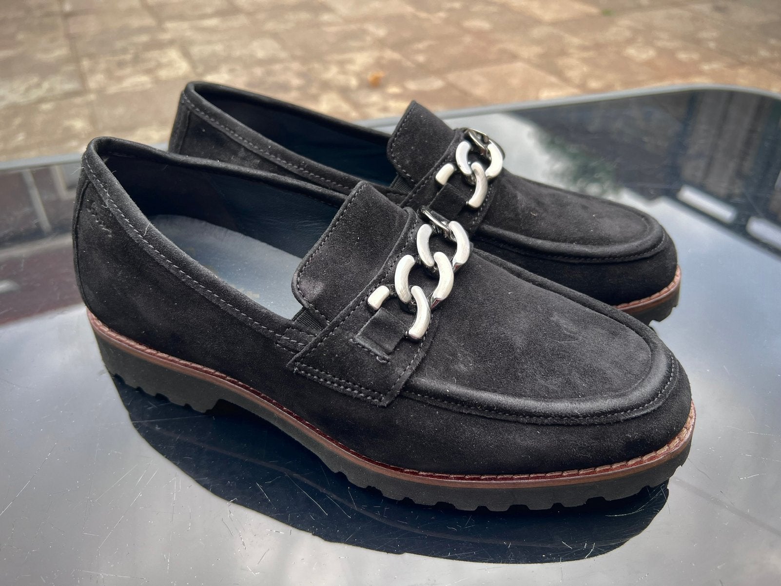 Sioux Meredith 11 loafers in maat 37, Ophalen of Verzenden, Zo goed als nieuw, Zwart