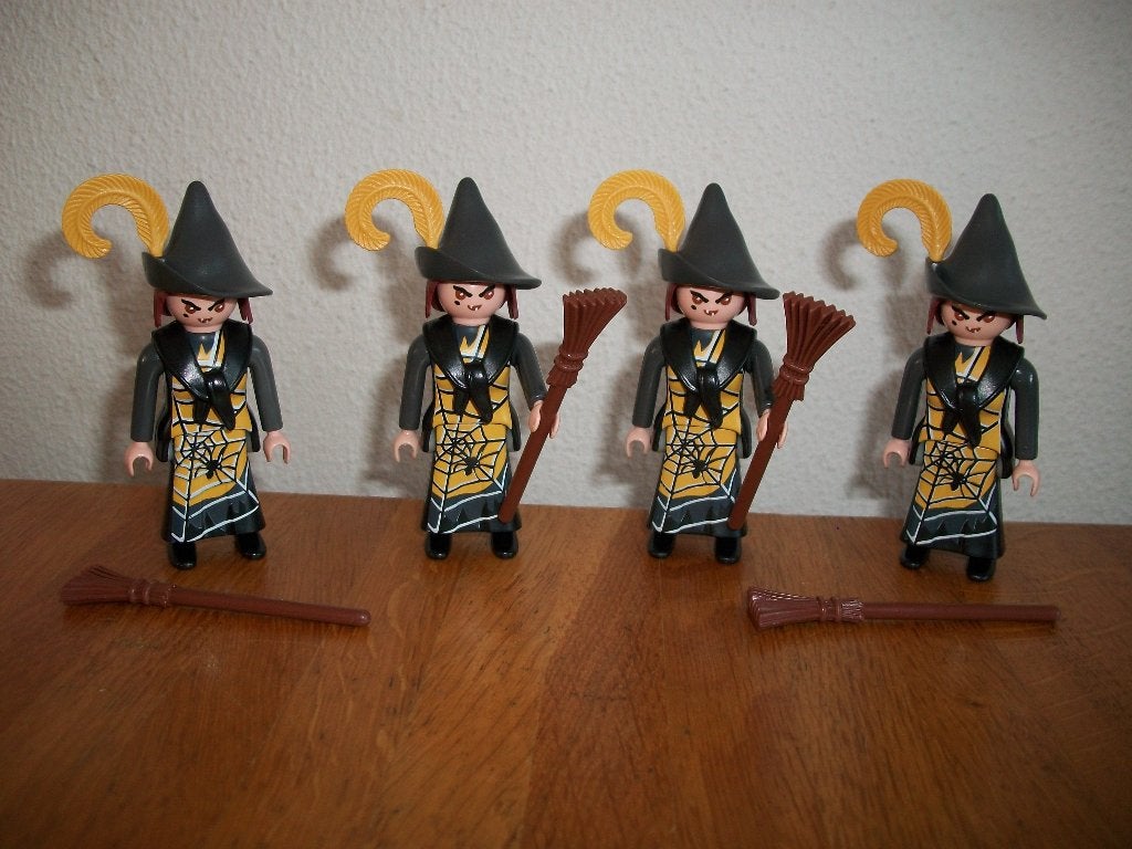 Heks / vogelverschrikker / spook / figuren / poppetjes, Ophalen of Verzenden, Nieuw, Complete set, Figuren