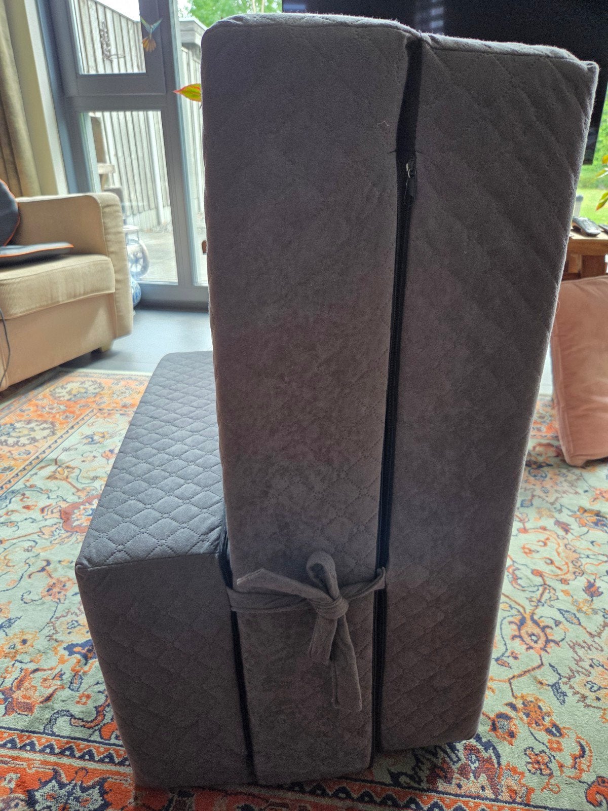 Matras opklapbaar, antracietgrijs, Ophalen, Overige materialen, Gebruikt, 70 cm of meer