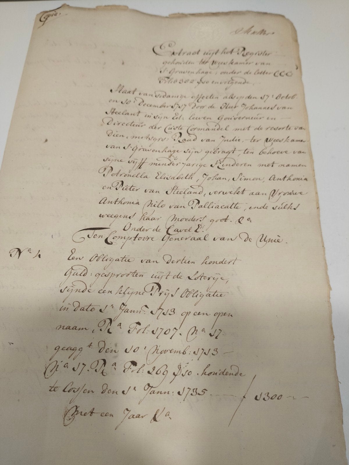 Historische documenten uit de 18e eeuw, Antiek en Kunst, Verzenden, Onbekend