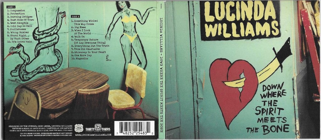 Lucinda Williams - Down There Were The Spirit Meets The Bone, Ophalen of Verzenden, Zo goed als nieuw, Poprock