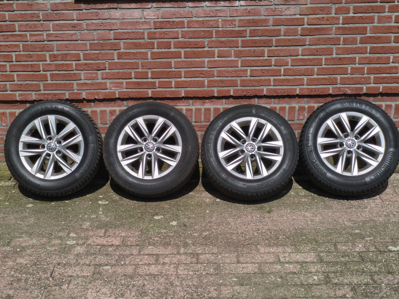 Volkswagen CADDY /T-ROC/ TIGUAN 15 INCH LICHTMETALEN VELGEN, Ophalen, Gebruikt, 15 inch, Velg(en)