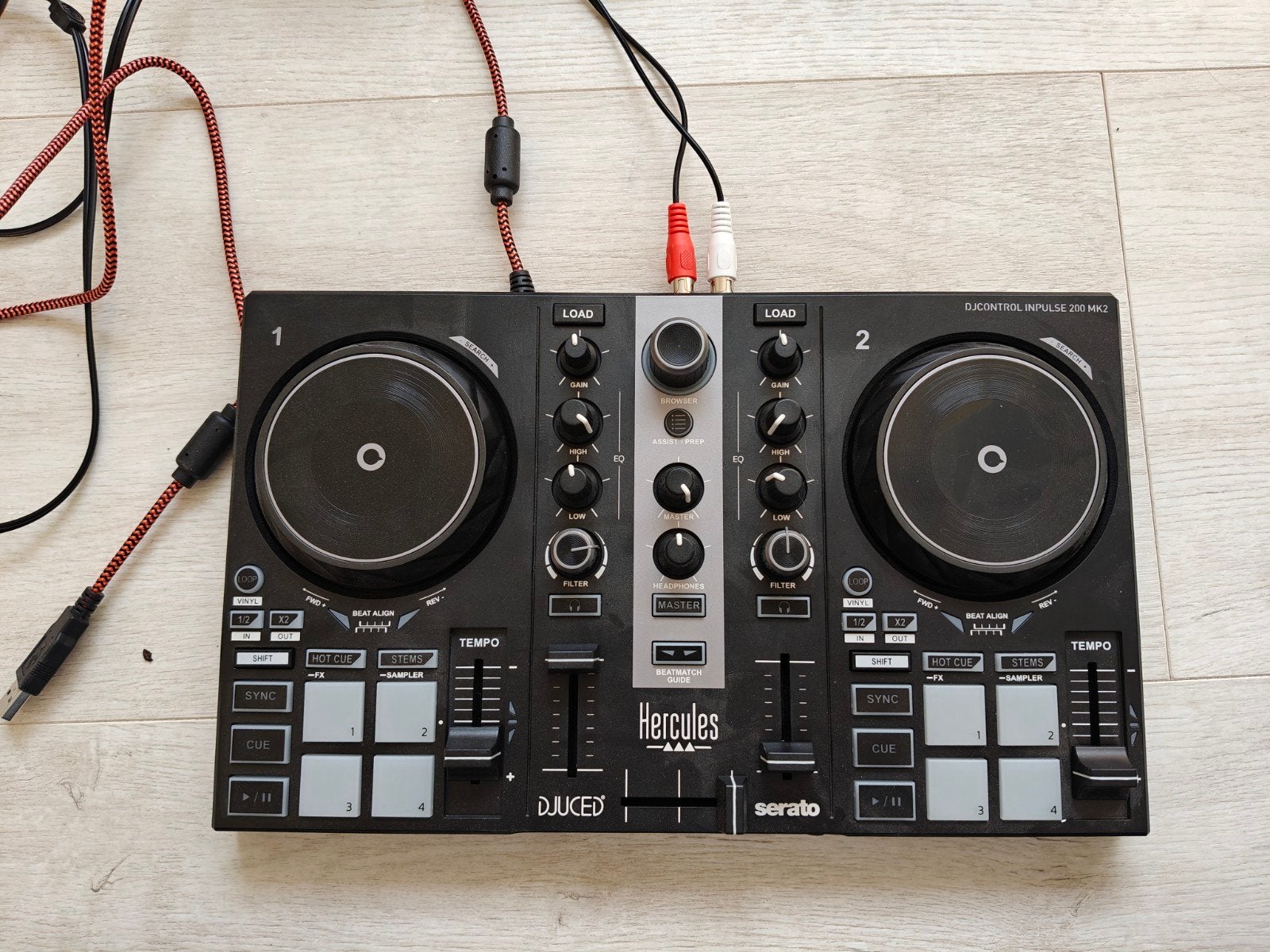Hercules DJControl Inpulse 200 MK2 DJ-controller, Ophalen, Zo goed als nieuw, Dj-set, Overige merken