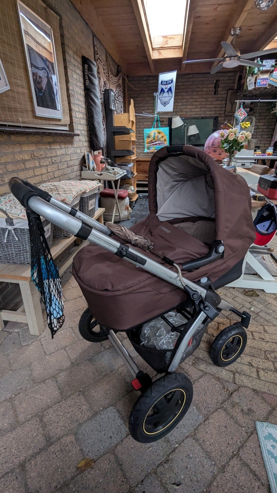 maxicosi kinderwagen complete driedelige set, Ophalen, Maxi-Cosi, Luchtbanden