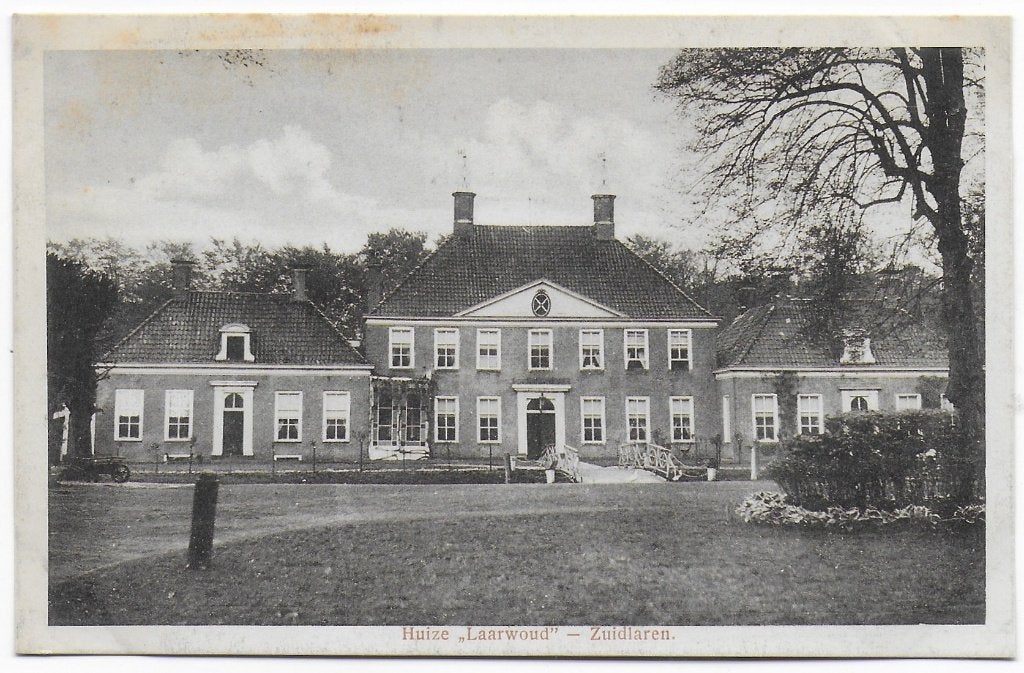 Zuidlaren Huize Laarwoud Ongelopen Ansichtkaart (B7507), Ophalen of Verzenden, 1960 tot 1980, Ongelopen