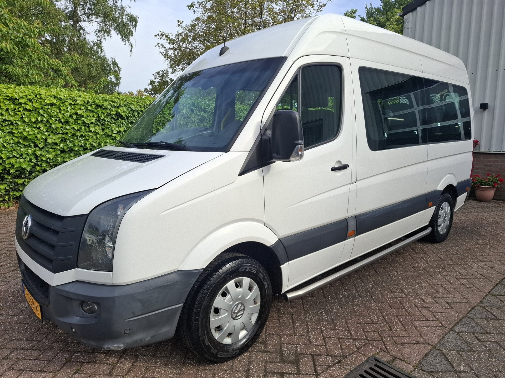 Volkswagen Crafter 35 2.0 TDI L2H2 10850.- INCL BTW 9-PERSOO, Auto's, Gebruikt, Wit, Origineel Nederlands, Bedrijf