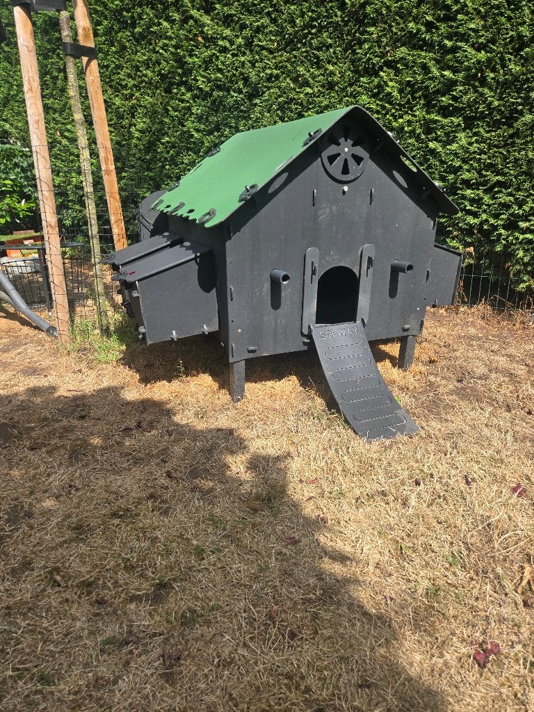 kippenhokken te koop  wegens beeindigen van hobby, Dieren en Toebehoren, Vogels | Hokken en Kooien, Ophalen, Gebruikt, Kunststof