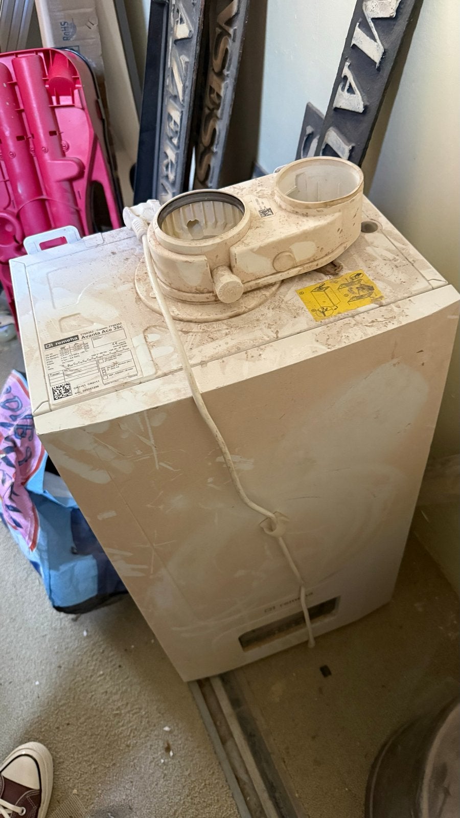 Remeha Avanta Ace 35c CV-ketel - Gebruikt, Ophalen, Gebruikt, 60 cm of meer, Gas