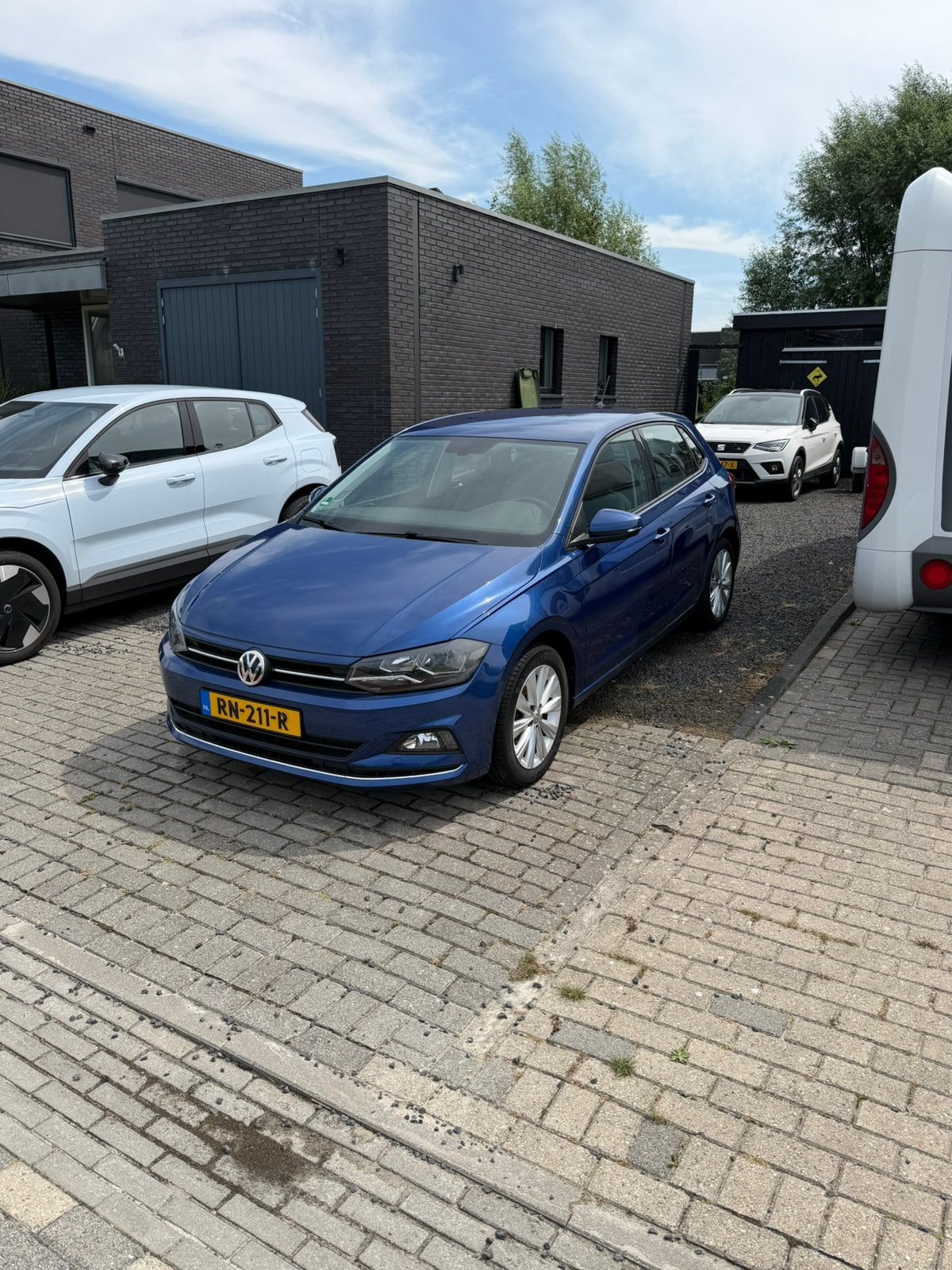 Volkswagen Polo 1.0 TSI 115pk 2018 Blauw, 1055 kg, 49 €/maand, Origineel Nederlands, Handgeschakeld