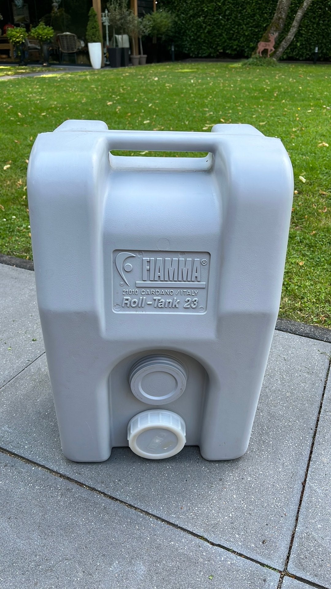 Vuilwatertank 23 liter Fiamma, Ophalen of Verzenden, Zo goed als nieuw