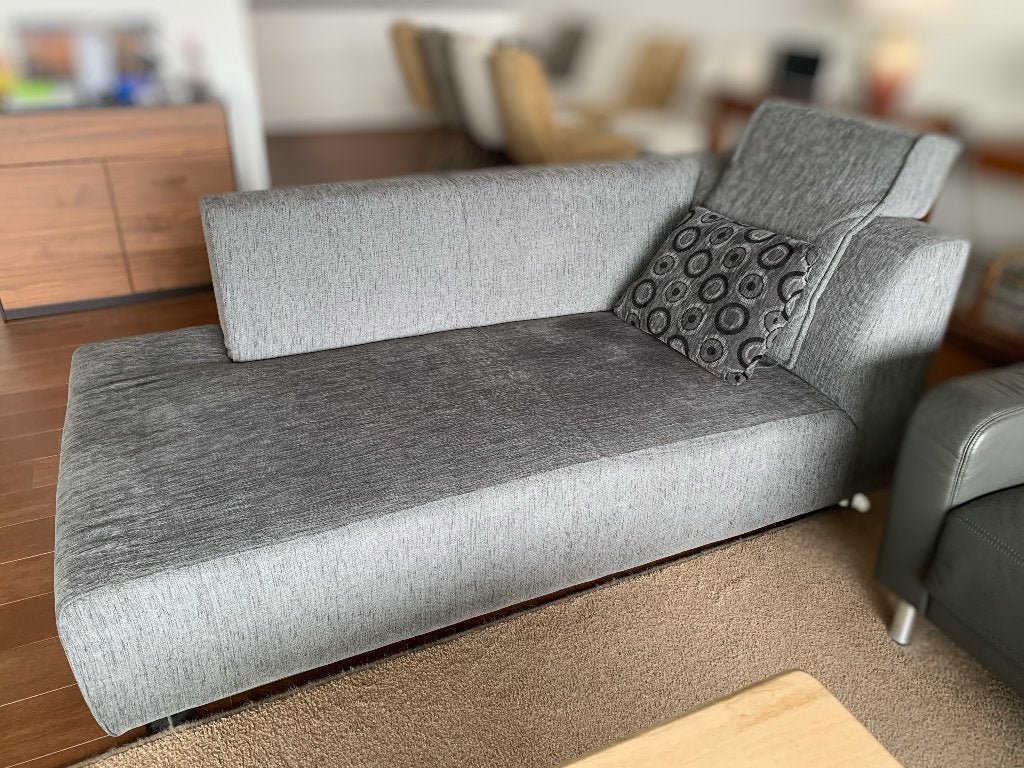 Montel longchair, Huis en Inrichting, Banken | Bankstellen, Ophalen, 150 tot 200 cm, Driepersoons, 75 tot 100 cm