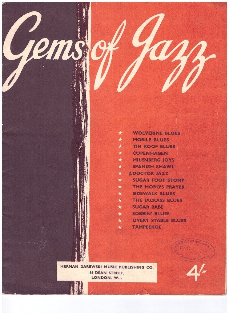 songboek Gems of Jazz, Gebruikt, Ophalen of Verzenden, Artiest of Componist, Populair