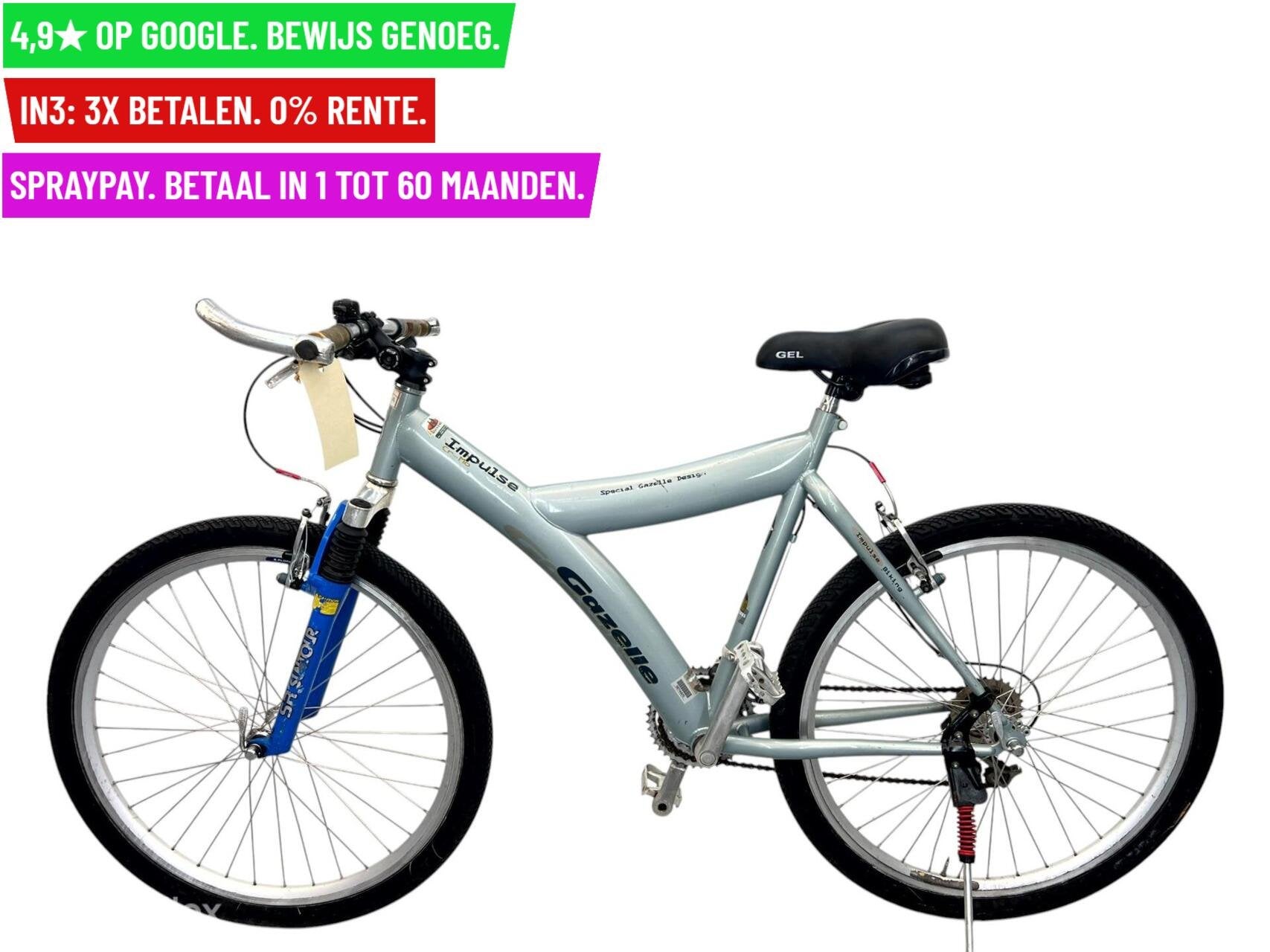 Mountainbike Gazelle Impulse 26"/48cm/21ver - Garantie, 9713 Bv Groningen, Gebruikt, Gazelle, Facebikenl@gmail.com