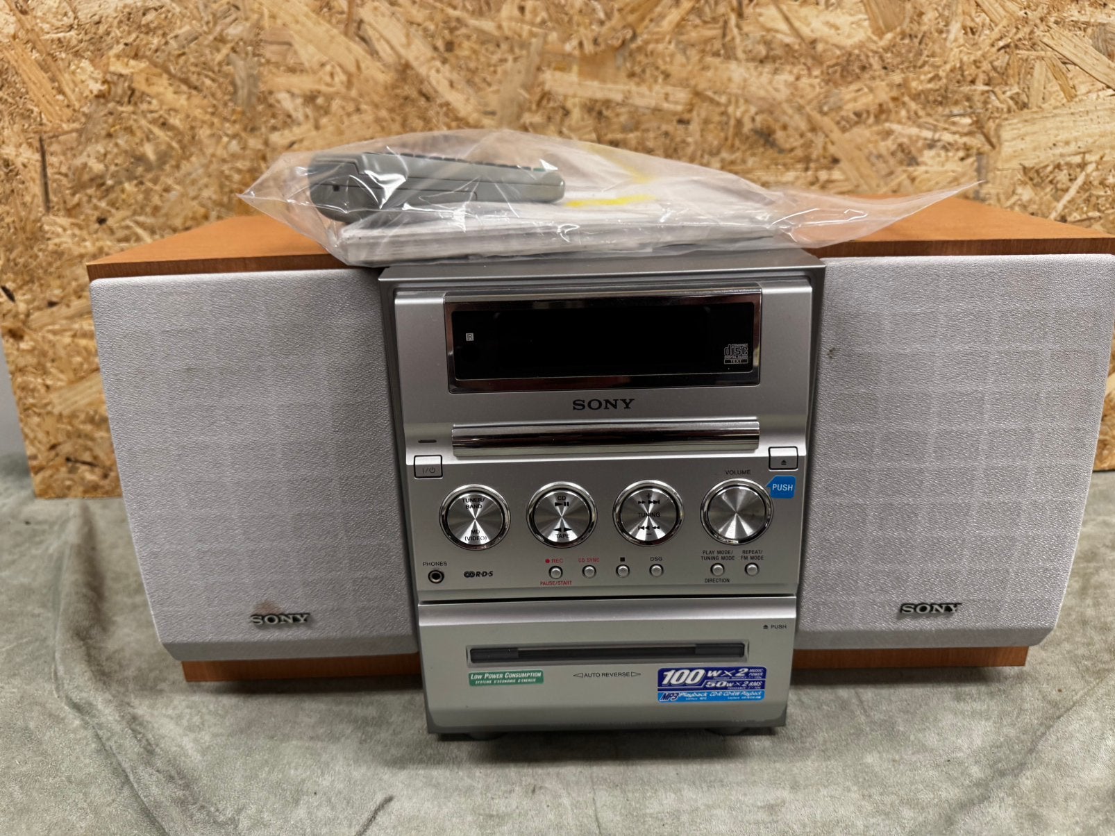 Sony CMT-GP7 Micro Hi-Fi Set CD,Tape,Radio AB&Handl  -ReK4, Gebruikt, Cassettedeck, Ophalen of Verzenden, Microset