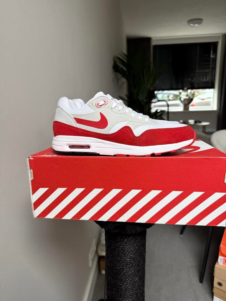 Nike Air Max 1 Ultra 2.0 LE - Rood/Wit - Maat 40, Kleding | Heren, Schoenen, Ophalen of Verzenden, Zo goed als nieuw