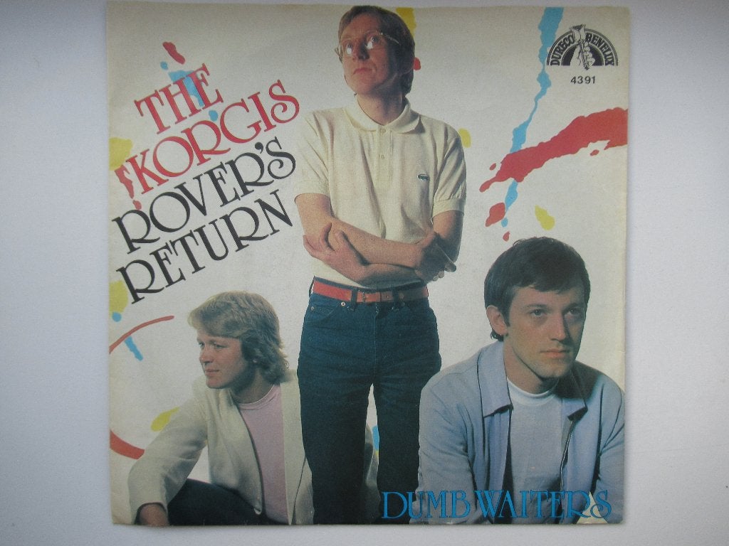 THE KORGIS # ROVERS RETURS (instrumentaal met honden geblaf), Fotohoes, 7 inch, Ophalen of Verzenden, Zo goed als nieuw