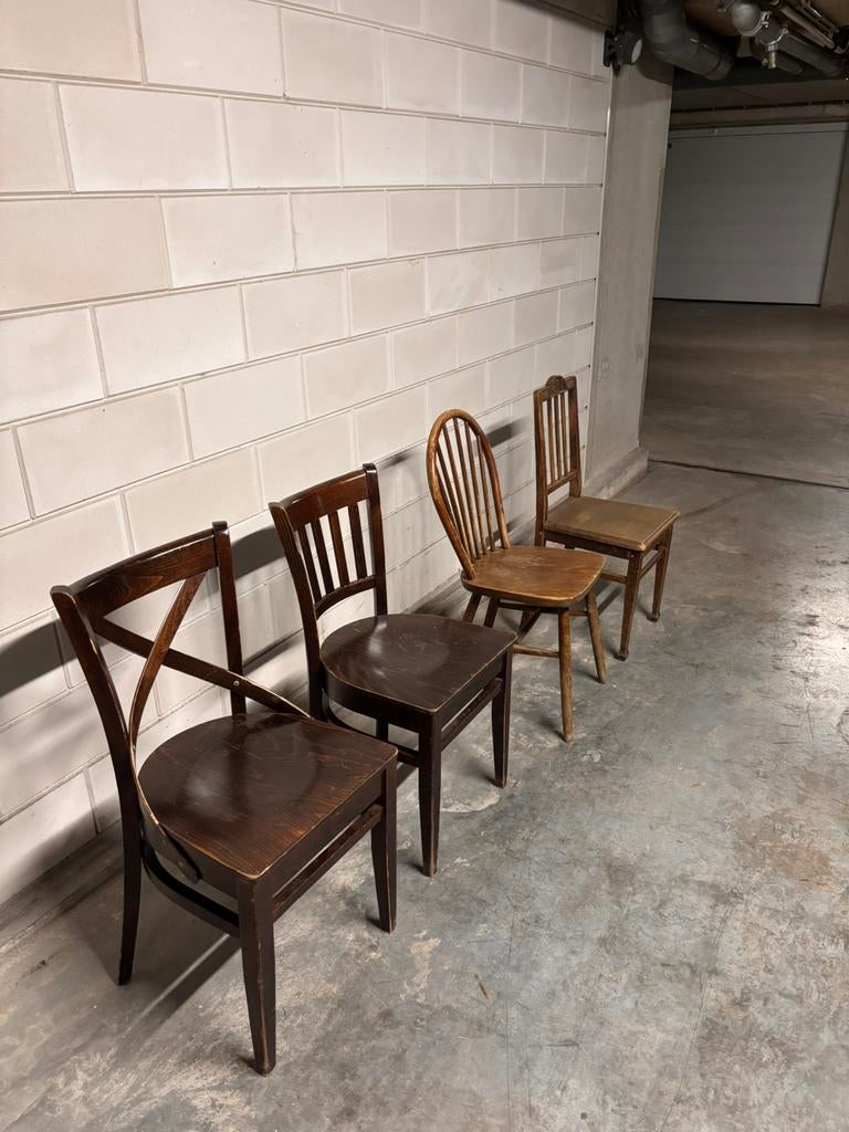 Partij “cafe” stoelen, Ophalen of Verzenden
