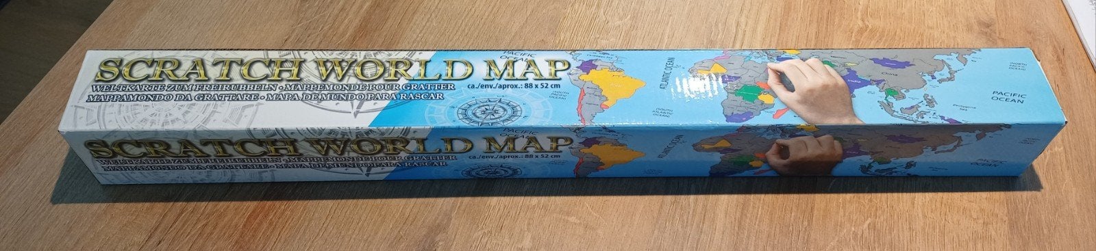 scratch world map, Ophalen, Zo goed als nieuw, Jongen of Meisje