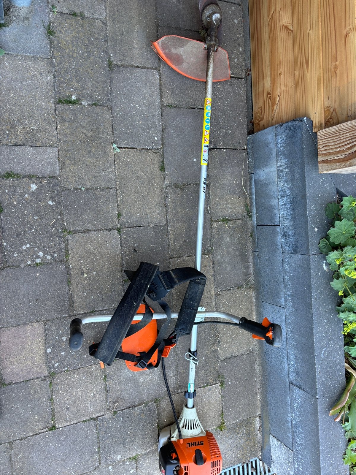Stihl bosmaaier fs87, Ophalen, Gebruikt, Benzine