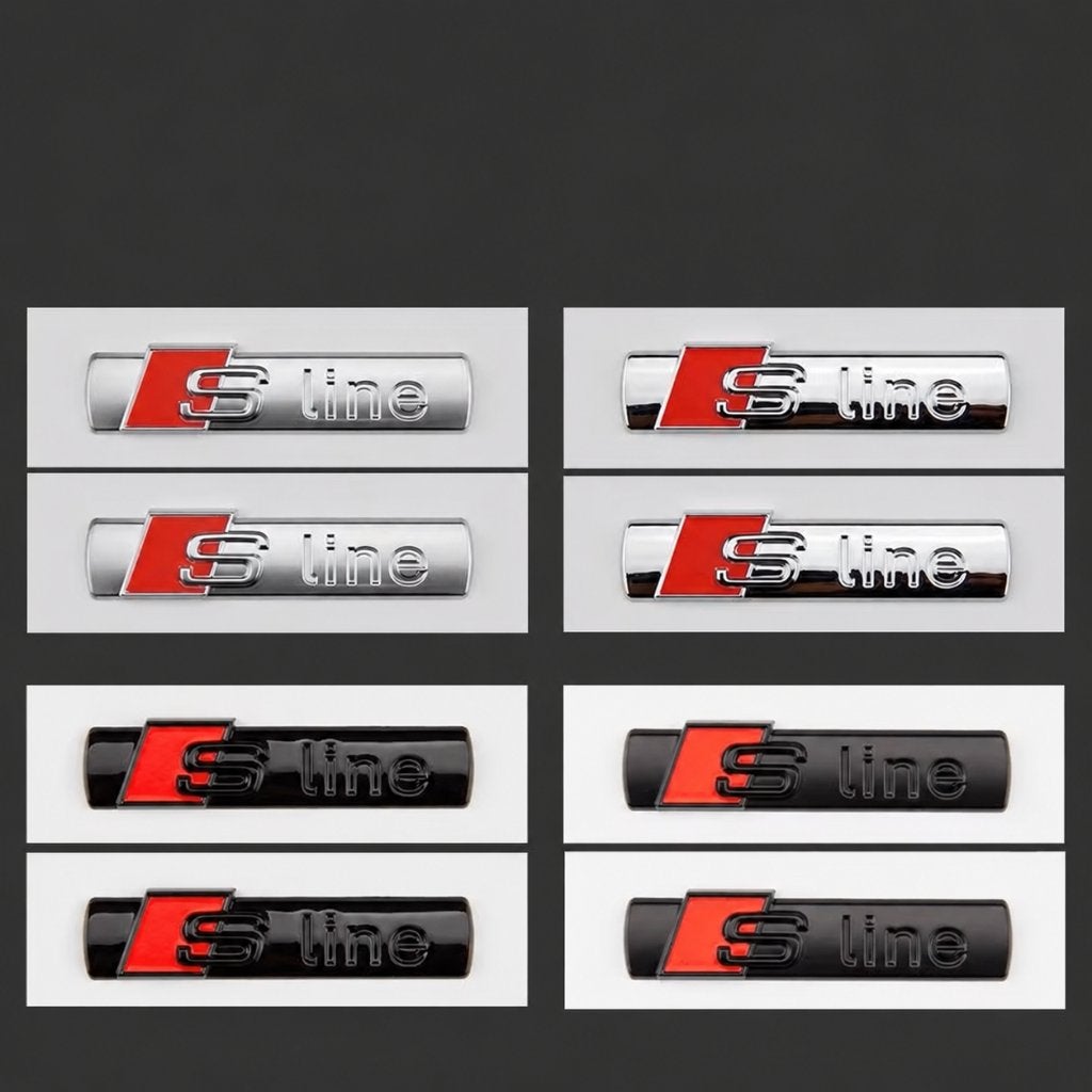 Audi S-line Logo - Badges, Ophalen of Verzenden, Nieuw