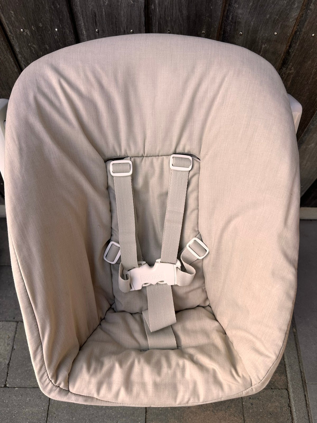 Stokke Tripp Trapp Newborn zitje, Ophalen of Verzenden, Gebruikt, Overige typen, Aanschuifbaar